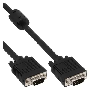 S-VGA кабель InLine 17723B 15HD male male черный 7м