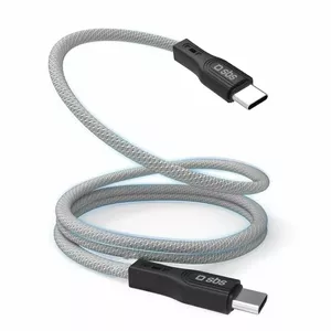 USB-C cable SBS TECABLETCCMAG 1m USB 3.2 Gen 1 Black Silver