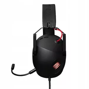 Wired gaming headset mad-catz P.I.L.O.T. 5 — binaural, 7.1 virtual, 50 mm drivers, RGB backlight, USB, 2 m cable, unidirectional mic