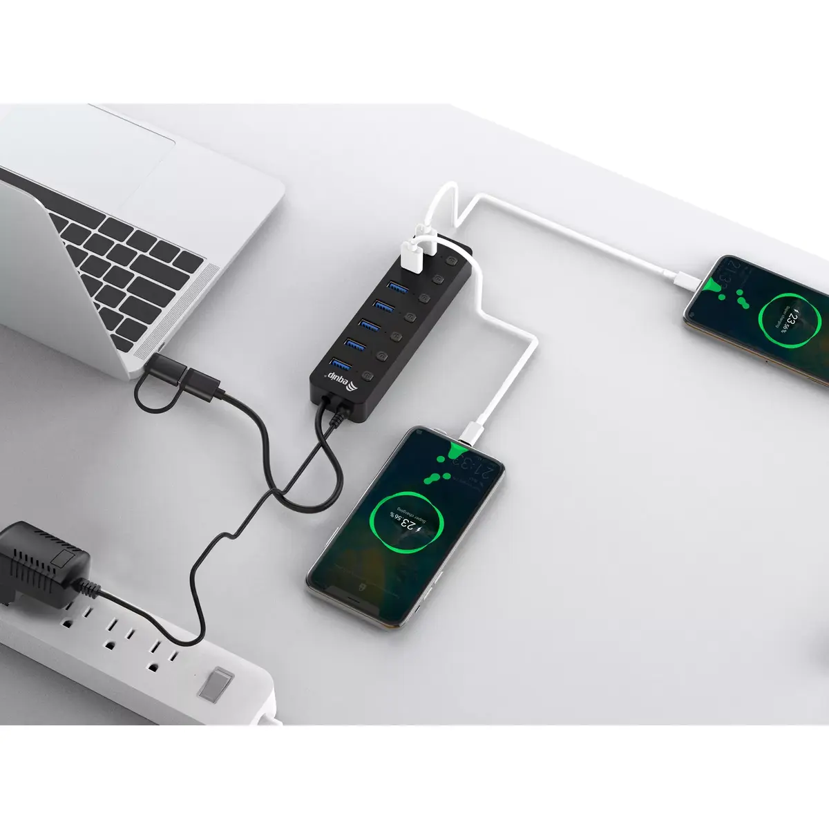 USB хаб Equip 7-Port USB 3.2 Gen 1 Hub Photo 4