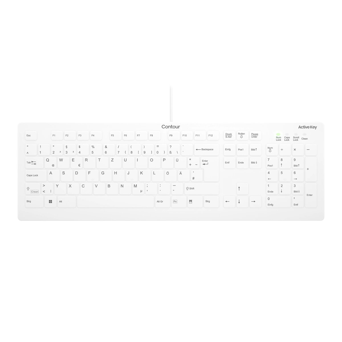 Medicīniska tastatūra Cherry Active Key QuickClean