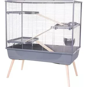 ZOLUX Neolife 100 XL grey rabbit cage — indoor/outdoor enclosure, large size