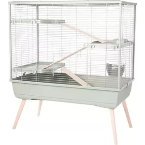 Truša būris ZOLUX Neolife 100 XL zaļš — metāls/plastmasa, 990×540×1140 mm, stieņu attālums 15 mm, priekš trušiem 10–15,9 kg