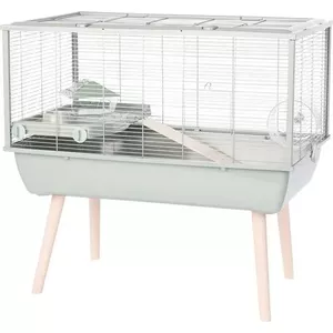 Būris ZOLUX Neolife 80 zaļš priekš jūrnieka/krītiņa — metāls/plastmasa, 780×480×750 mm, stieņu atstatums 9 mm