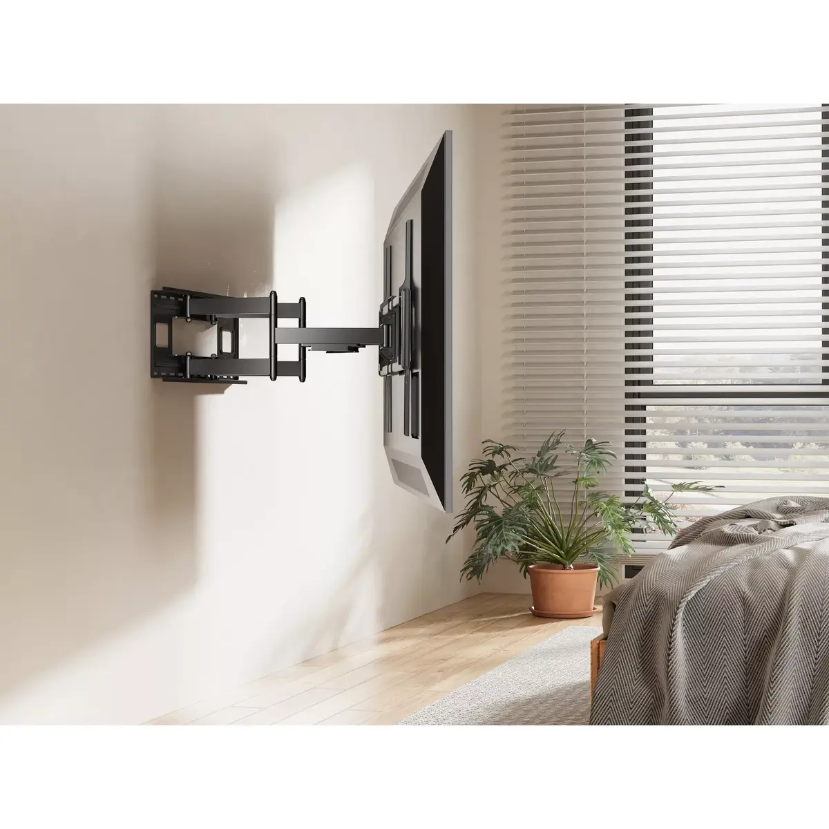 Pilna kustības TV stiprinājums Equip 60-120" Photo 8