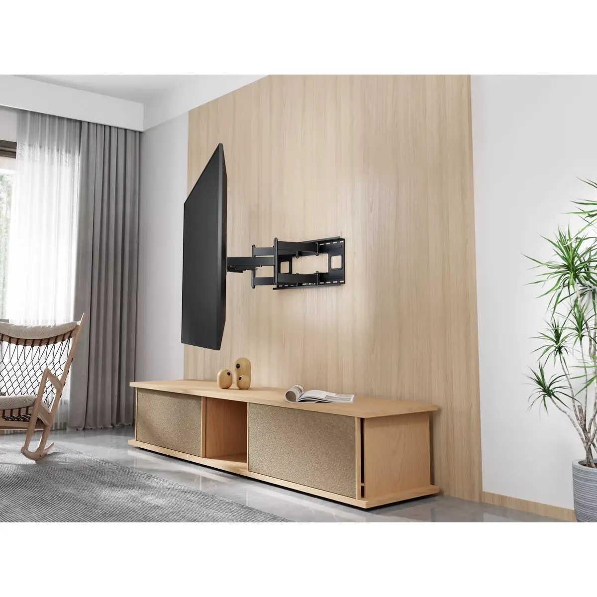 Pilna kustības TV stiprinājums Equip 60-120" Photo 9