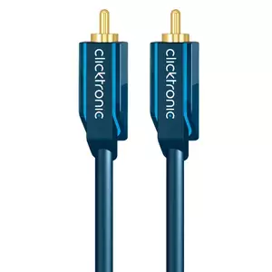 ClickTronic 1m Audio Cable аудио кабель RCA Синий