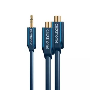Audio Cable 3.5mm to 2 x RCA ClickTronic 70492