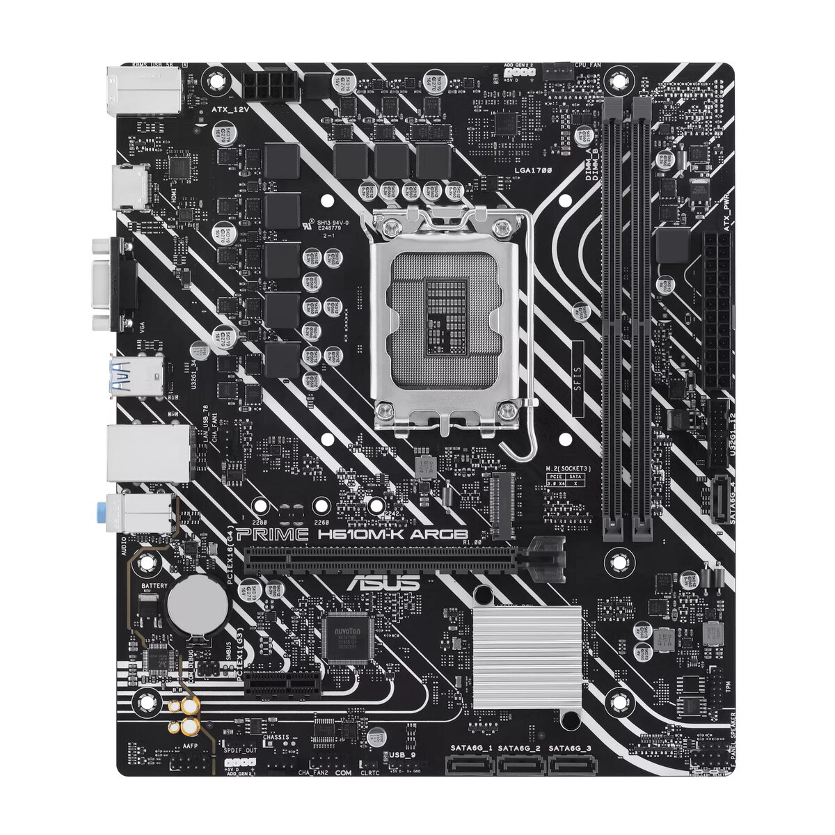Mātesplate ASUS PRIME H610M-K ARGB —