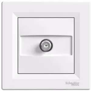 Антенный разъём Schneider Electric Asfora SAT конечный 1 дБ белый EPH3700121