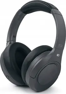 Austiņas muse M-295 ANC — bezvadu supraauriālas, Bluetooth un USB-C, 20–20 000 Hz, 260 g, pelēkas