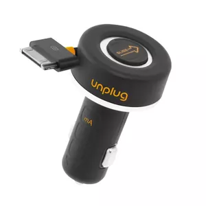 UnPlug CCU1000IPH зарядное устройство для мобильных устройств MP3, Смартфон, Планшет Черный Прикуриватель Авто