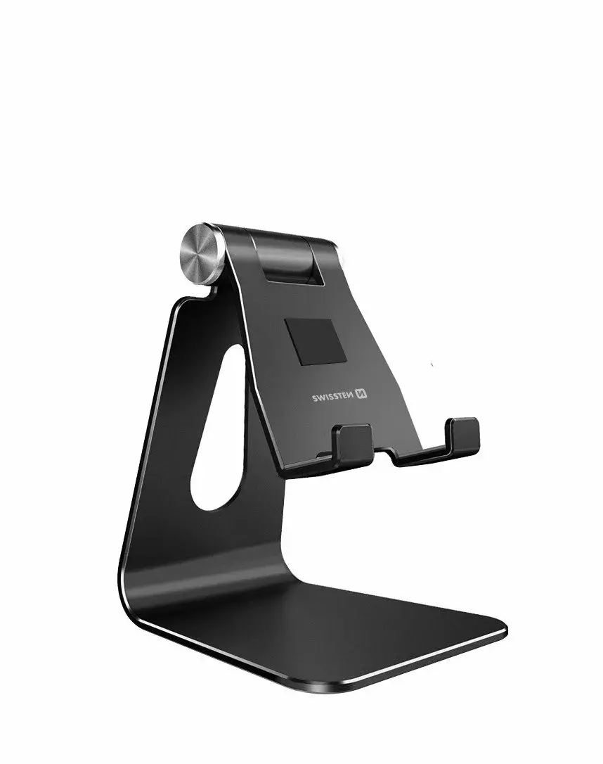 SWISSTEN 25007000 smartphone stand — adjustable aluminum Photo 2