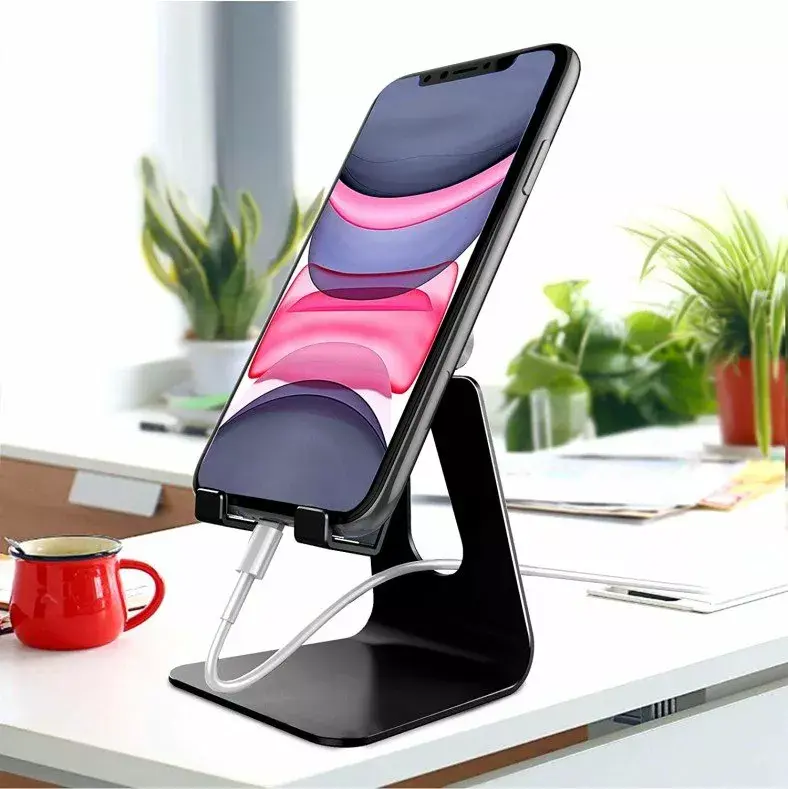 SWISSTEN 25007000 smartphone stand — adjustable aluminum Photo 6