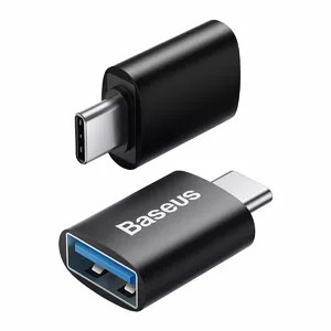 Baseus Ingenuity USB-C uz USB-A adapteris OTG (melns)