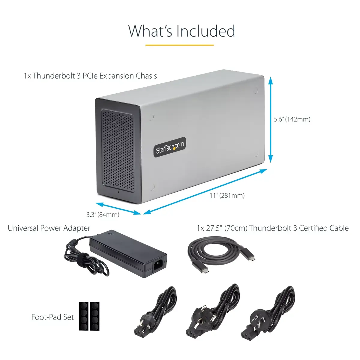 Корпус расширения PCIe Thunderbolt 3 StarTech 2TBT3-PCIE-ENCLOSURE Photo 15