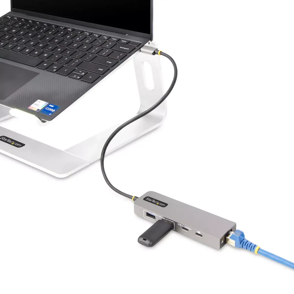 StarTech USB-C 3-portu hubs ar 2.5GbE un 100W PD Photo 6