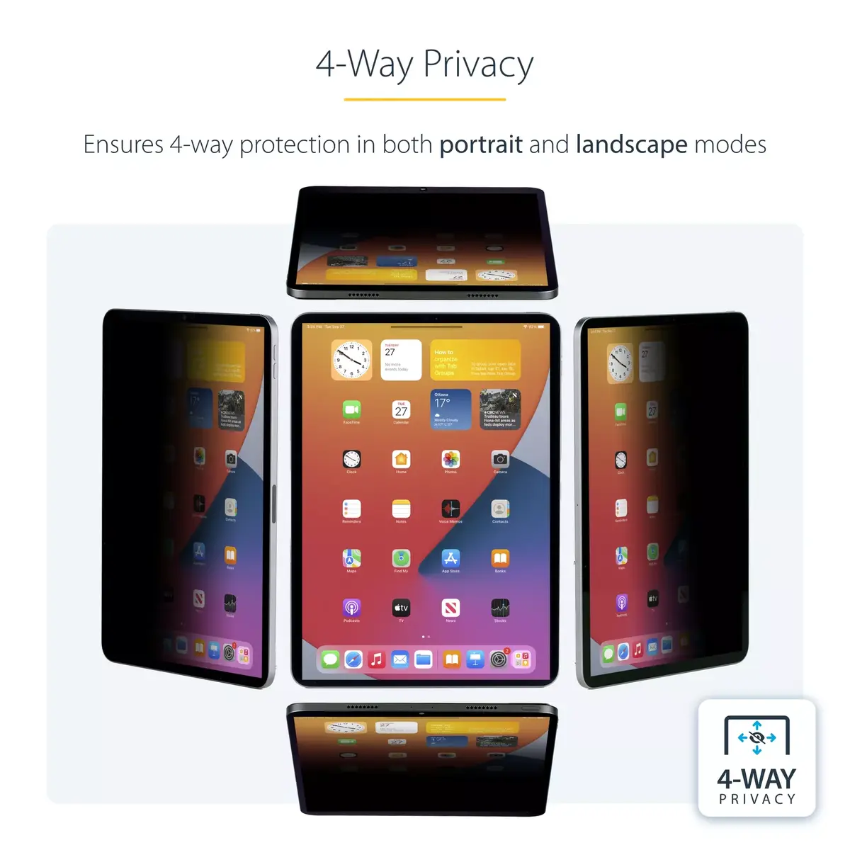 Privātuma ekrāna filtrs StarTech.com 11 collu iPad Pro Photo 10