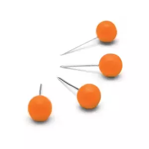 Nobo 1905329 pin/tack Orange 100 pc(s)