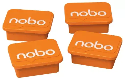 NOBO Haftmagnet Orange board magnet, 4 pcs Photo 2