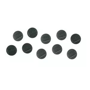 Board magnet NOBO 1915298, black, 32 mm, pack of 10