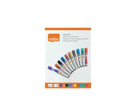 Marķieri tāfelēm Nobo Liquid Ink 10 gab. Photo 9