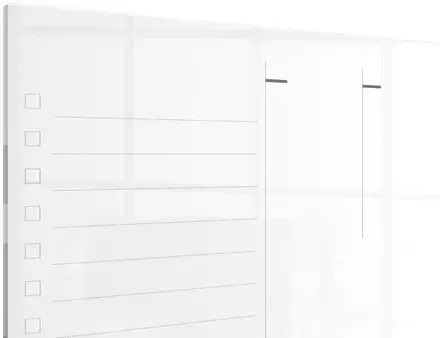 NOBO 1915602 glass magnetic whiteboard 430x560 mm Photo 4