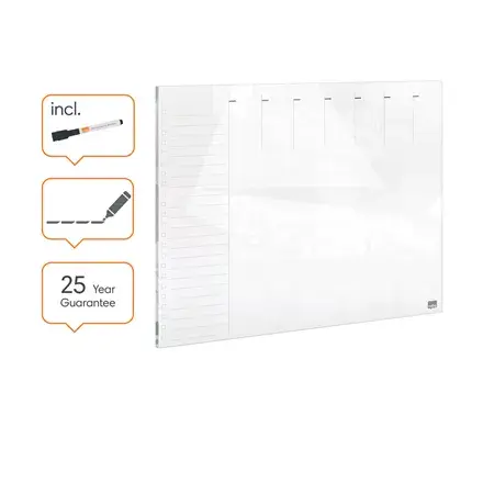 NOBO 1915602 glass magnetic whiteboard 430x560 mm Photo 6