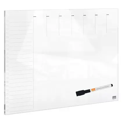 NOBO 1915602 glass magnetic whiteboard 430x560 mm Photo 8
