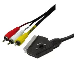 SCART uz RCA kabelis LogiLink CA1029 2m