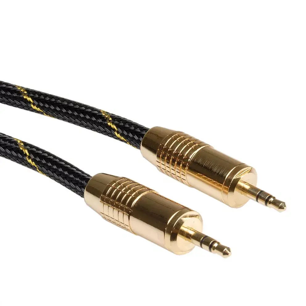 Audio savienojuma kabelis ROLINE GOLD 3.5mm Male-Male Photo 3