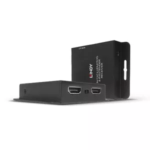 AV передатчик и приемник Lindy 70m Cat.6 HDMI 4K30 IR Extender 3840x2160