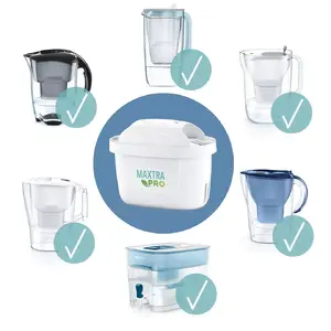 Картриджи для воды BRITA MX+ Pro Pure Performance набор сменных — 6 шт., технология MAXTRA, 150 л ёмкость, срок службы 1 месяц