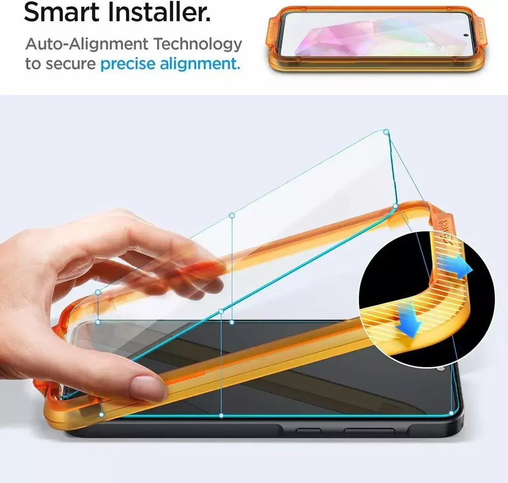 Glass Screen Protector Spigen Galaxy A35 5G Photo 3