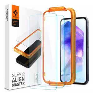 Защитное стекло Spigen Galaxy A55 5G Устойчивое к царапинам