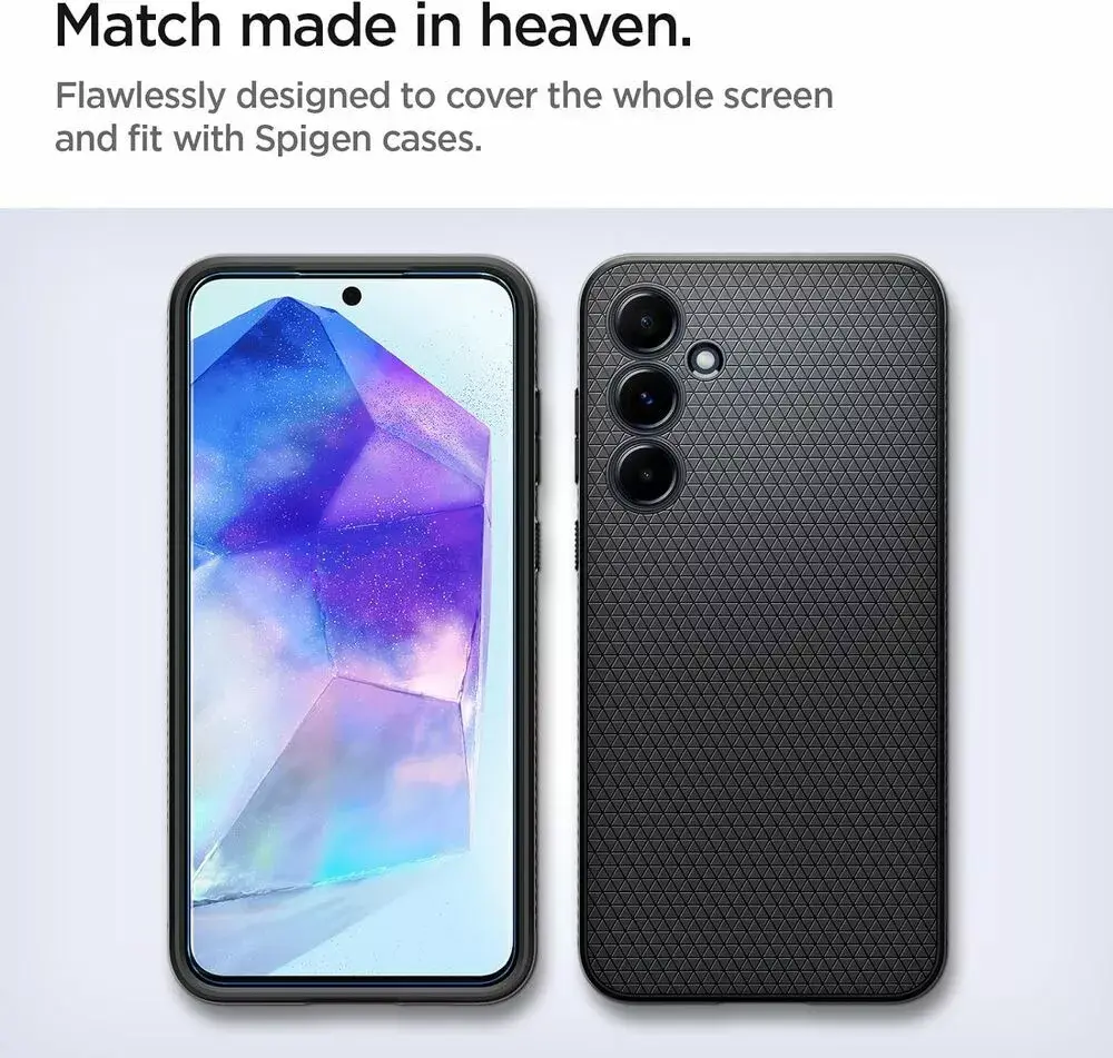 Stikla ekrāna aizsargstikls Spigen Galaxy A55 5G Photo 11