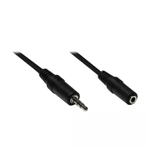 Audio cable Alcasa AS-35V3 3m 3.5mm Black