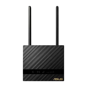 ASUS 4G-N16 bezvadu rūteris Tīkls Gigabit Ethernet Viena frekvenču josla (2.4 GHz) Melns