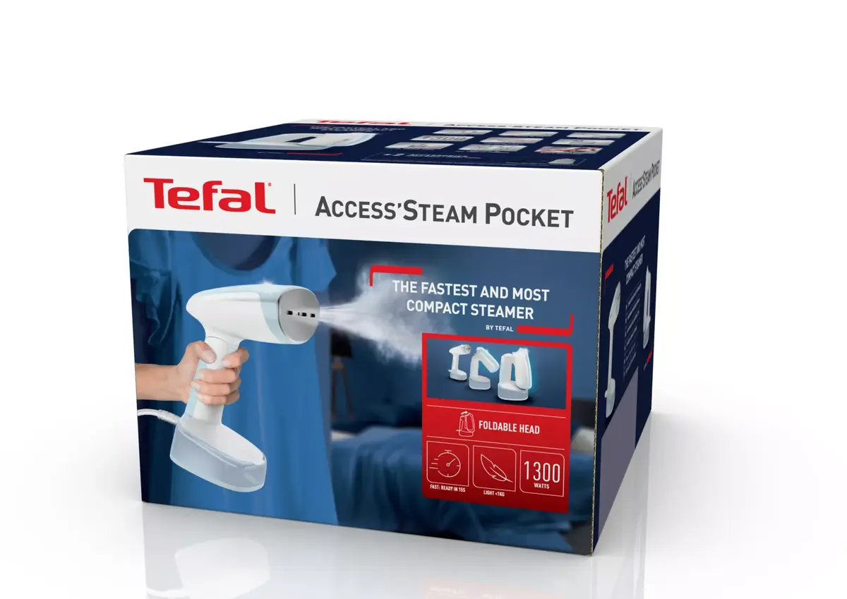 Портативный паровой утюг Tefal Access Steam Pocket DT3041 Photo 11