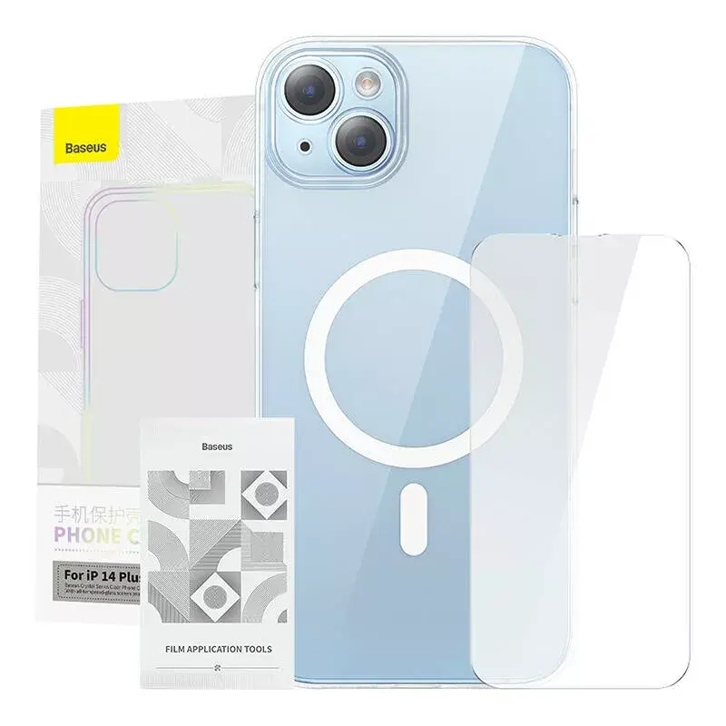 Magnetic case Baseus Crystal Series for iPhone 14 Plus Photo 9