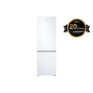 Freestanding refrigerator Samsung RB34C600EWW — 344 L total, 230 L fridge, 114 L freezer, No Frost, LED display, White