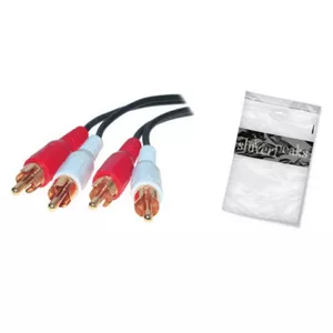 Аудиокабель ShiverPeaks BS40504 2.5м 2x RCA Черный Красный Белый