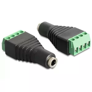 Переходник DeLOCK 65457 3.5mm 4pin черный зеленый