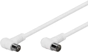 Коаксиальный кабель Goobay 67353 1.5м IEC белый