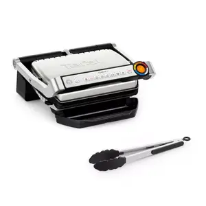 Contact grill Tefal OptiGrill+ GC718D10 2000W, rectangular, 300×200 mm cooking surface, 6 programs