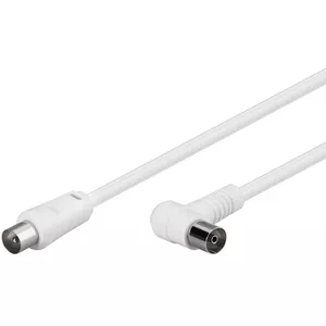 Коаксиальный кабель Goobay 67360 2.5м IEC белый