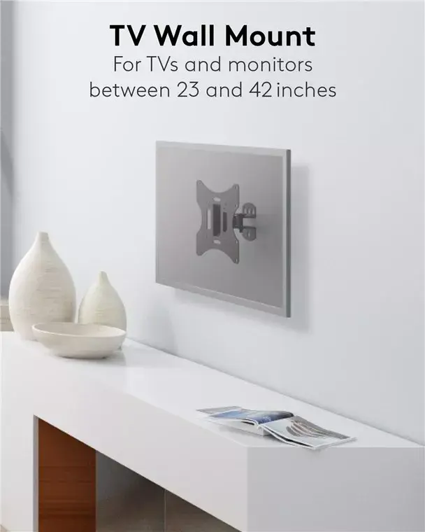 TV sienas stiprinājums Basic Tilt Goobay Izmērs S Photo 15