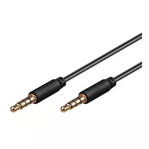 Audio kabelis Goobay AVK 182-0300 3m 3.5mm Melns