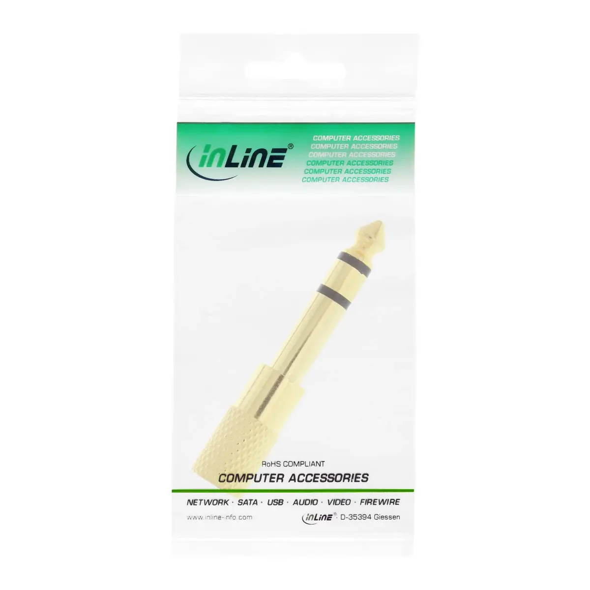 InLine 99305P Audio Adapteris 6.3mm uz 3.5mm Photo 3