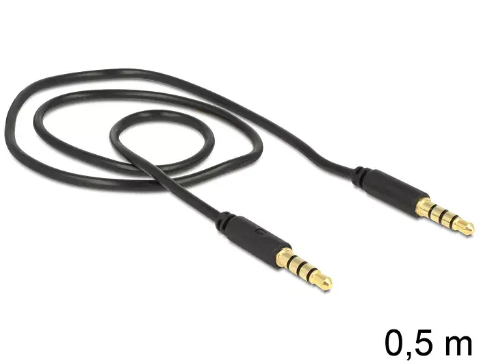 Audio Cable DeLOCK 3.5mm - 3.5mm 0.5m Photo 2